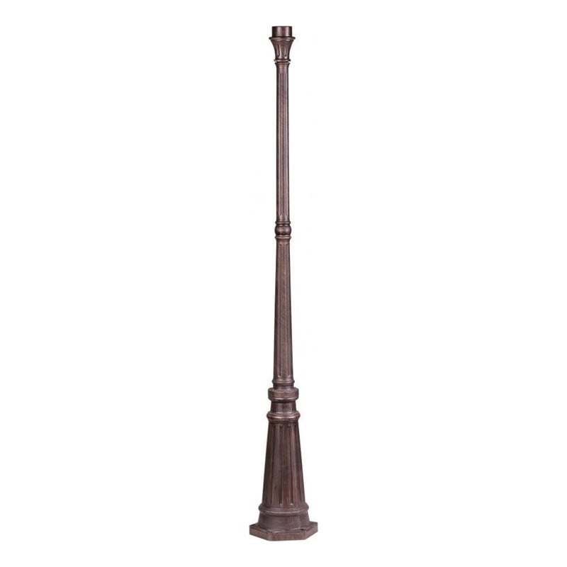 Beaumont Lane Outdoor Cast Aluminum Post in Imperial Bronze