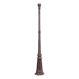 Beaumont Lane Outdoor Cast Aluminum Post in Imperial Bronze