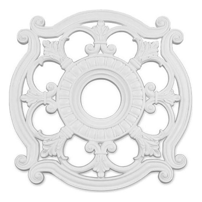 Beaumont Lane Ceiling Medallion in White