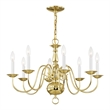 Beaumont Lane 8 Light Chandelier in Polished Brass