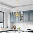 Beaumont Lane 8 Light Chandelier in Polished Brass