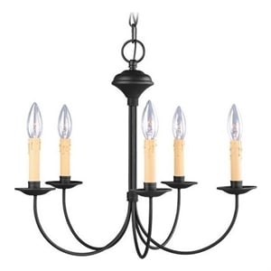 Beaumont Lane 5 Light Chandelier in Black