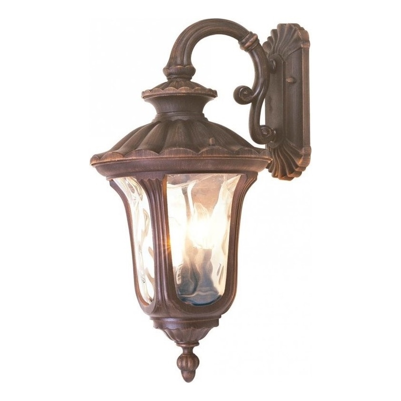 Beaumont Lane 3 Light Outdoor Wall Lantern in Imperial Bronze