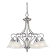 Beaumont Lane 5 Light Chandelier in Brushed Nickel
