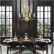 Beaumont Lane 16 Light Chandelier in Polished Brass