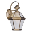 Beaumont Lane Outdoor Wall Lantern in Antique Brass