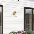 Beaumont Lane Outdoor Wall Lantern in Antique Brass