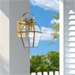 Beaumont Lane Outdoor Wall Lantern in Antique Brass