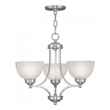 Beaumont Lane 3 Light Chandelier in Brushed Nickel