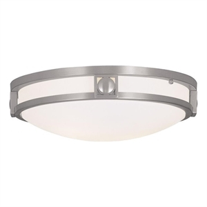 Beaumont Lane 2 Light Ceiling Mount in Brushed Nickel