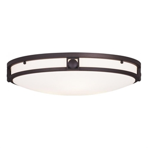 Beaumont Lane 3 Light Ceiling Mount in Bronze