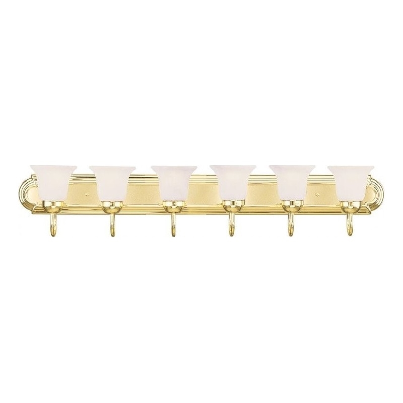 Beaumont Lane 6 Light Bath Light in Polished Brass