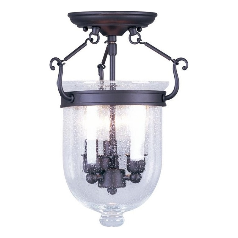 Beaumont Lane 3 Light Ceiling Mount in Bronze