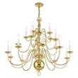 Beaumont Lane 20 Light Chandelier in Polished Brass