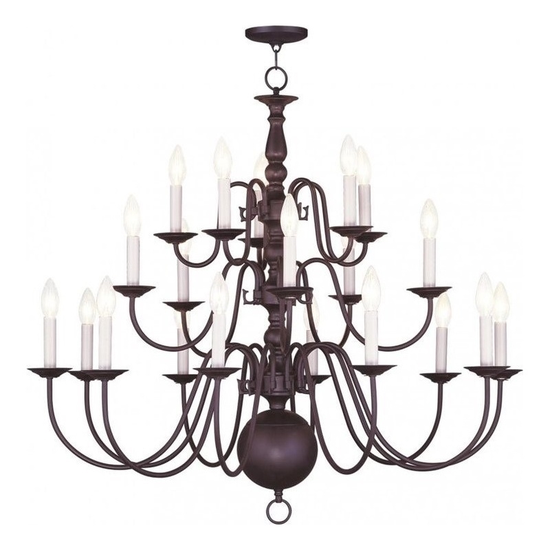 Beaumont Lane 20 Light Chandelier in Bronze