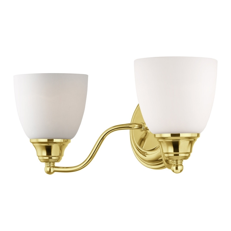 Beaumont Lane 2 Light Bath Light in Polished Brass