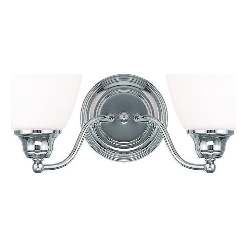 Beaumont Lane 2 Light Bath Light in Chrome