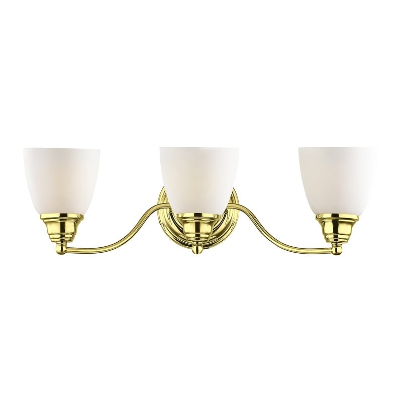 Beaumont Lane 3 Light Bath Light in Polished Brass