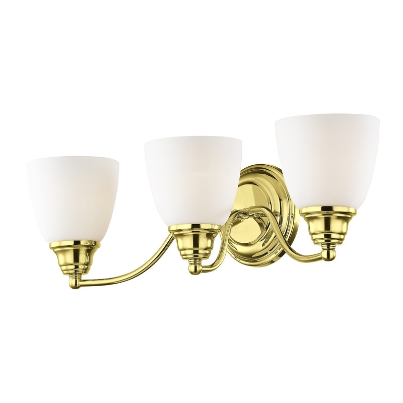 Beaumont Lane 3 Light Bath Light in Polished Brass