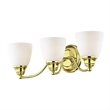 Beaumont Lane 3 Light Bath Light in Polished Brass