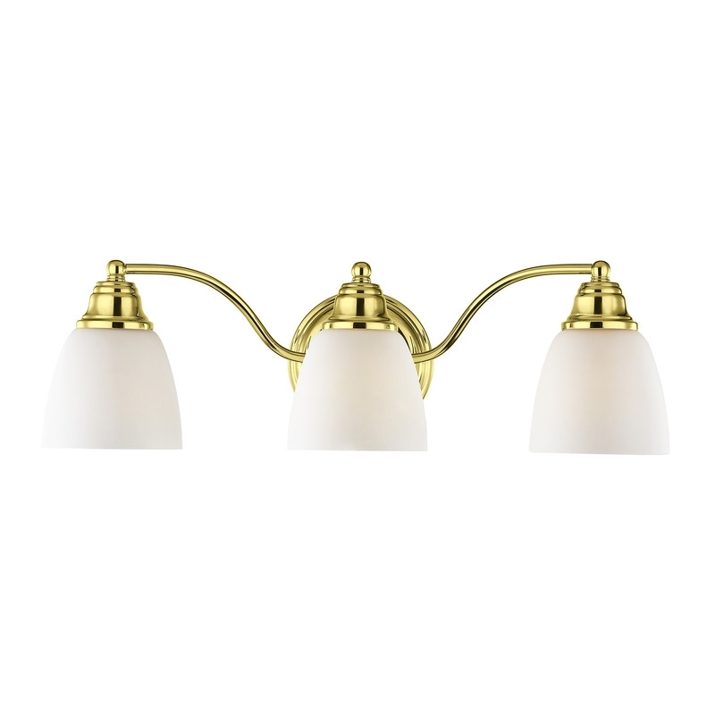 Beaumont Lane 3 Light Bath Light in Polished Brass
