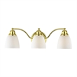 Beaumont Lane 3 Light Bath Light in Polished Brass