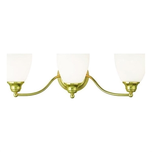 Beaumont Lane 3 Light Bath Light in Polished Brass