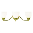 Beaumont Lane 3 Light Bath Light in Polished Brass