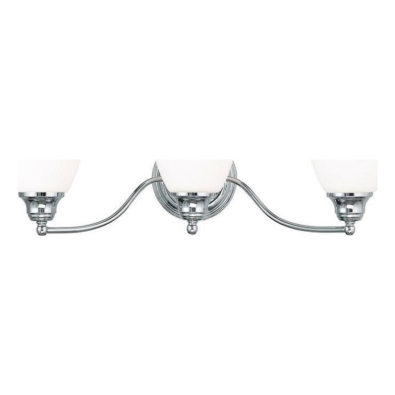 Beaumont Lane 3 Light Bath Light in Chrome
