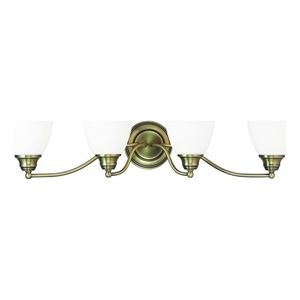Beaumont Lane 4 Light Bath Light in Antique Brass