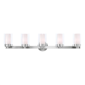 Beaumont Lane 5 Light Bath Light in Brushed Nickel