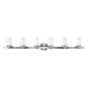 Beaumont Lane 6 Light Bath Light in Brushed Nickel