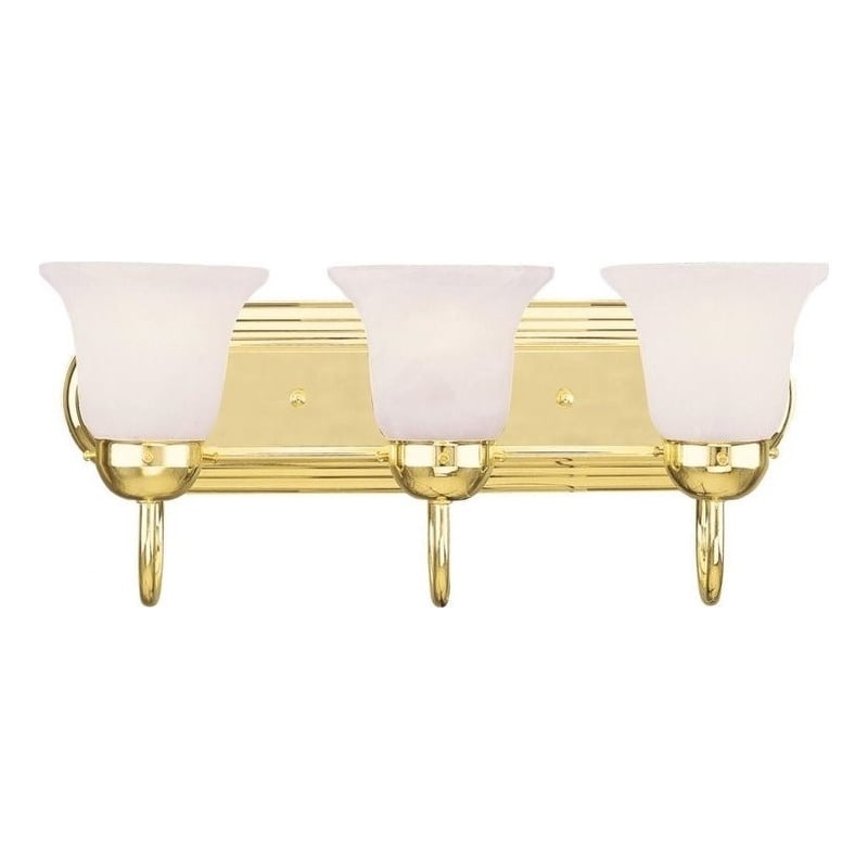 Beaumont Lane 3 Light Bath Light in Polished Brass
