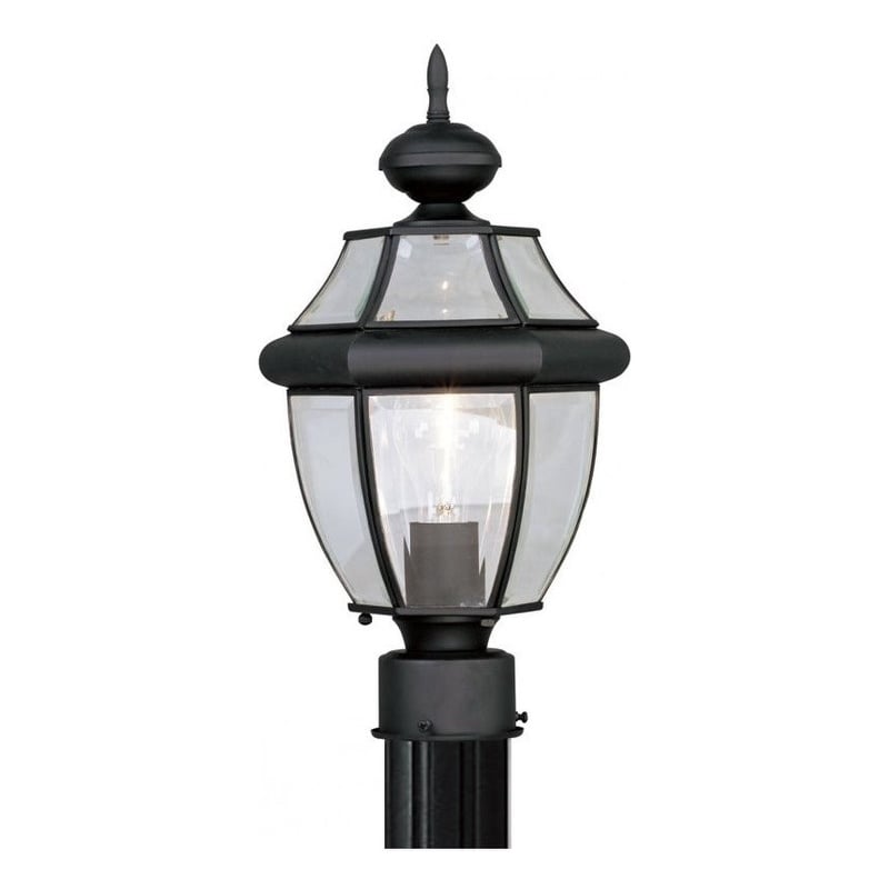 Beaumont Lane Outdoor Post Head in Black