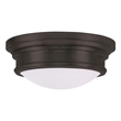 Beaumont Lane 3 Light Ceiling Mount in Bronze