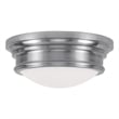 Beaumont Lane 3 Light Ceiling Mount in Brushed Nickel