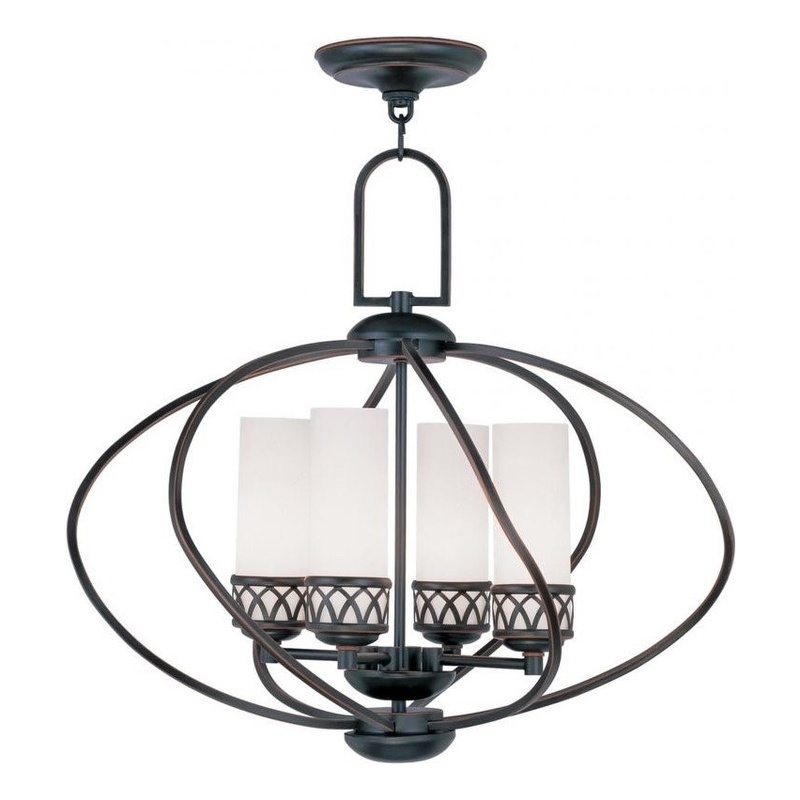 Beaumont Lane 4 Light Chandelier in Olde Bronze