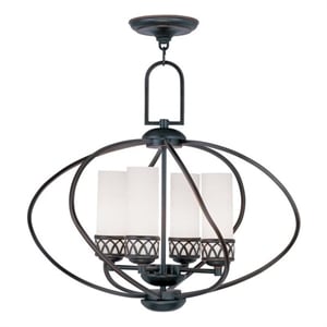 Beaumont Lane 4 Light Chandelier in Olde Bronze