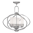 Beaumont Lane 4 Light Chandelier in Brushed Nickel