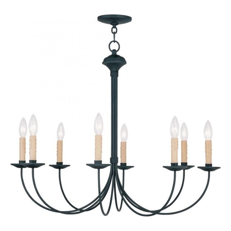 Beaumont Lane 8 Light Chandelier in Black