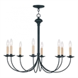 Beaumont Lane 8 Light Chandelier in Black