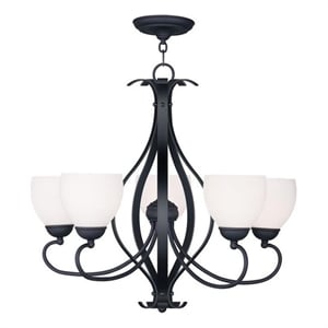 Beaumont Lane 5 Light Chandelier in Black