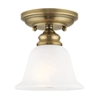 Beaumont Lane Ceiling Mount in Antique Brass
