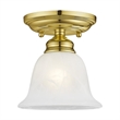 Beaumont Lane Ceiling Mount in Polished Brass