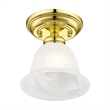 Beaumont Lane Ceiling Mount in Polished Brass