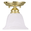 Beaumont Lane Ceiling Mount in Polished Brass