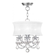 Beaumont Lane 3 Light Convertible Ceiling Mount in Brushed Nickel