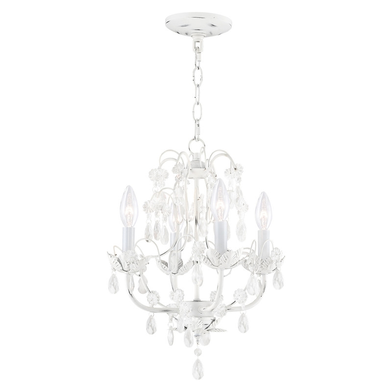 Beaumont Lane 4 Light Chandelier in Antique White