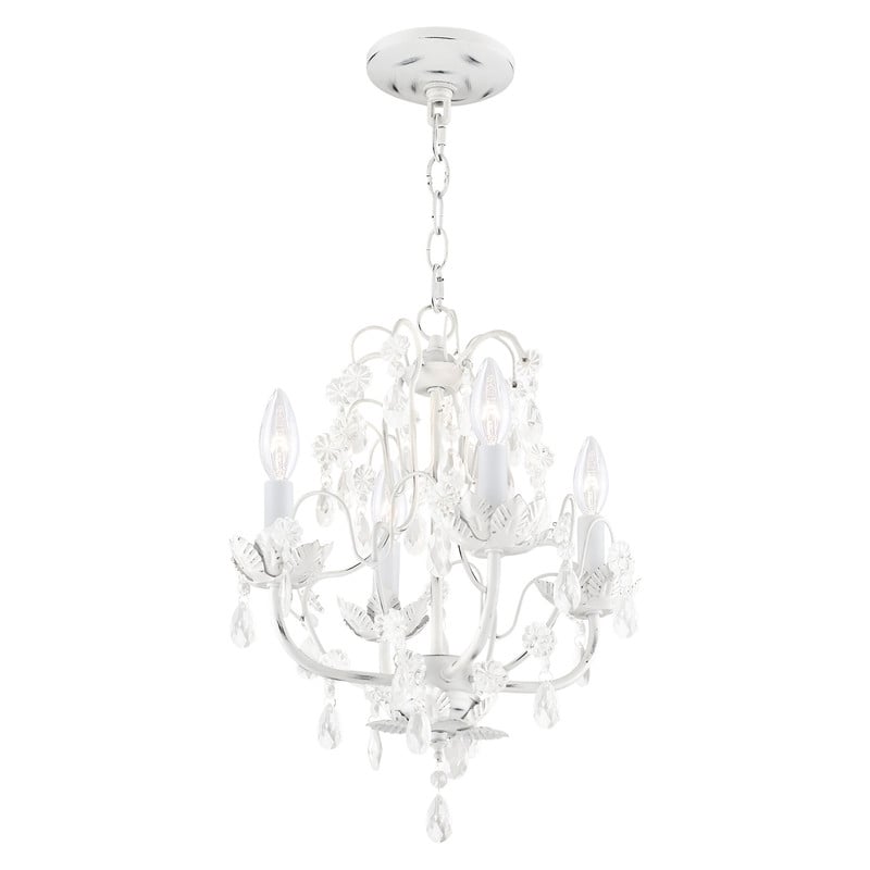 Beaumont Lane 4 Light Chandelier in Antique White