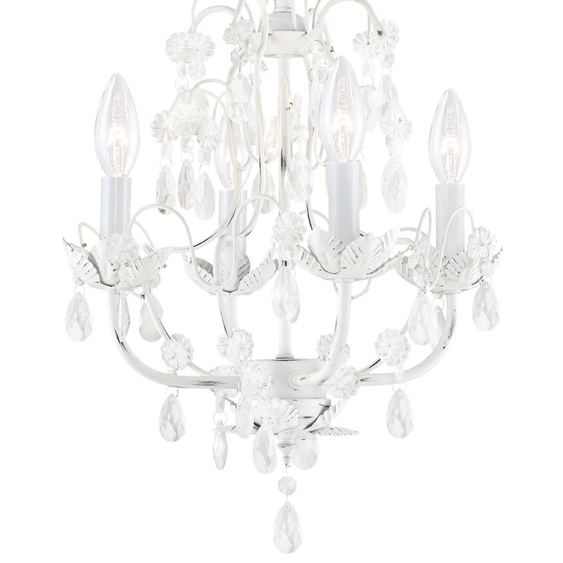 Beaumont Lane 4 Light Chandelier in Antique White